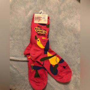 My favorite salad is wine socks
